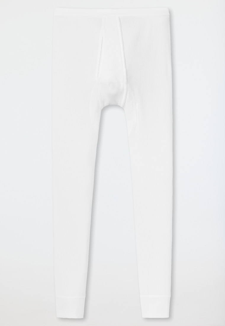 Schiesser Unterhose lang mit Eingriff weiß - Original Doppelripp Zeitlich begrenztes Angebot