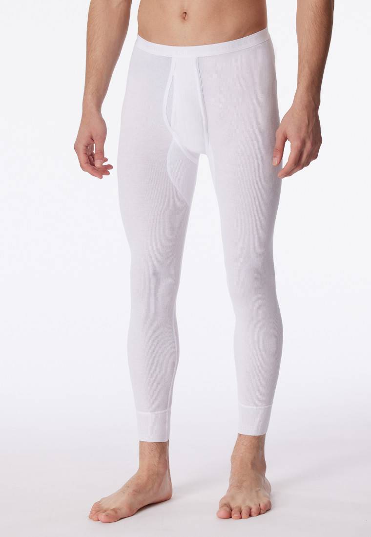Schiesser Unterhose lang mit Eingriff weiß - Original Doppelripp Zeitlich begrenztes Angebot