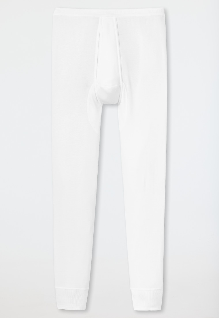 Schiesser Unterhose lang mit Eingriff weiß - Original Feinripp Exklusive Angebote