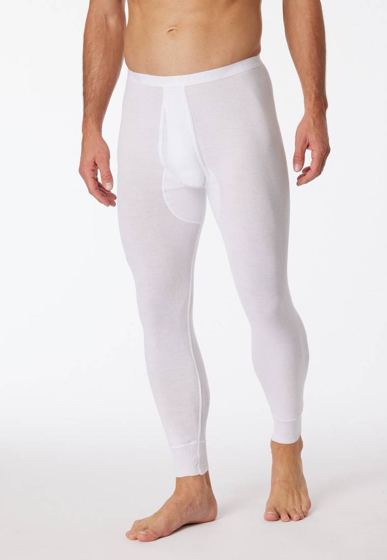 Schiesser Unterhose lang mit Eingriff weiß - Original Feinripp Exklusive Angebote