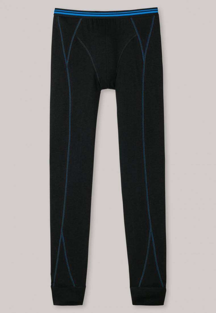 Schiesser Hose lang Thermowäsche warm schwarz - Sport Thermo light Neuheiten