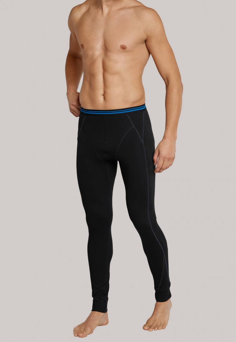 Schiesser Hose lang Thermowäsche warm schwarz - Sport Thermo light Neuheiten