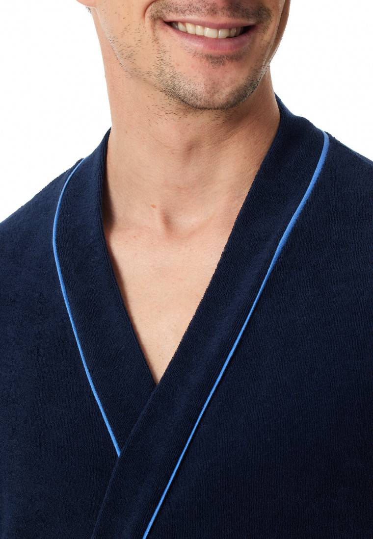 Schiesser Bademantel Frottee navy - Roger Moore Tägliche Deals