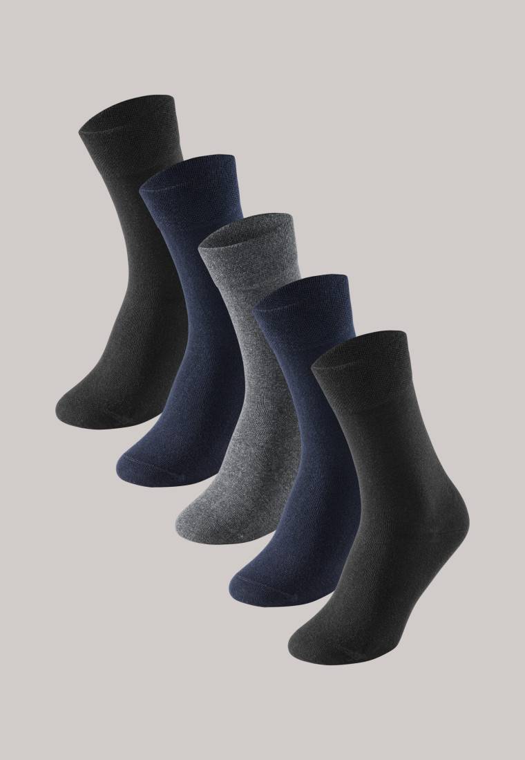 Schiesser Herrensocken 5er-Pack stay fresh mehrfarbig - Bluebird Bis zu 55% Rabatt