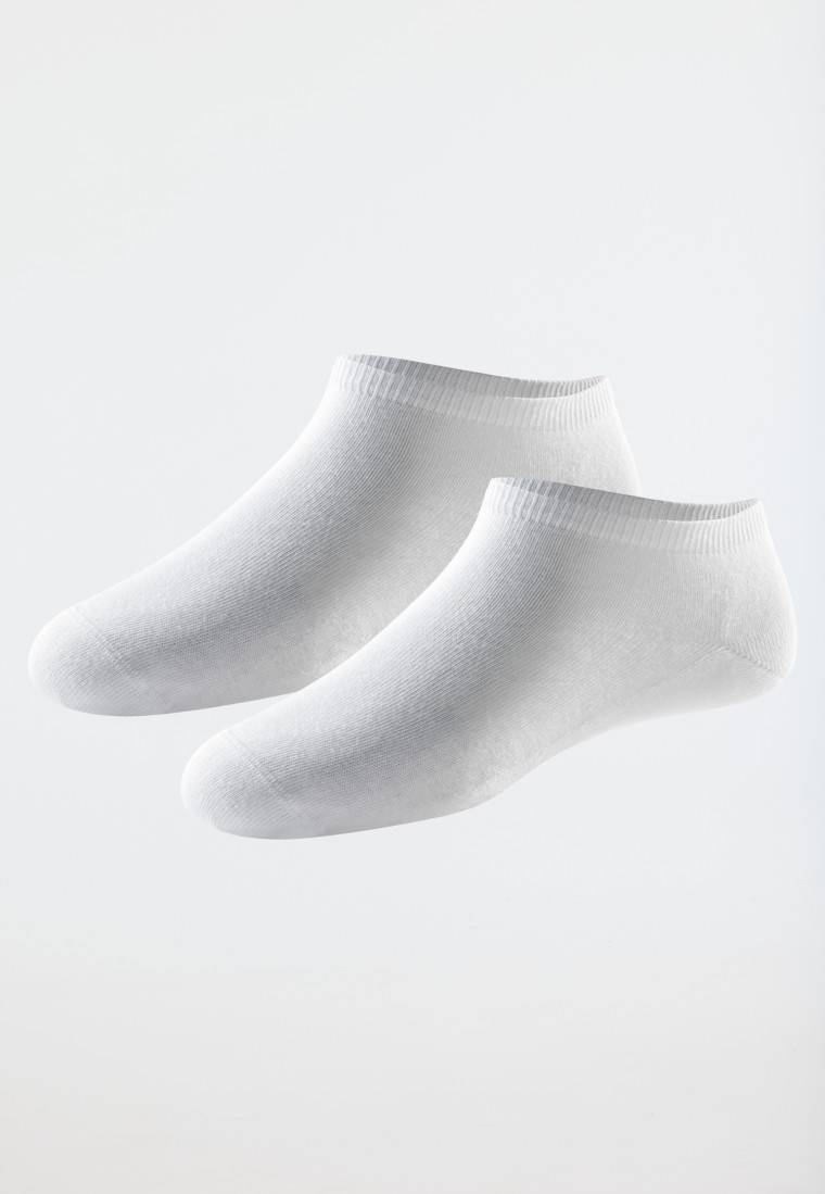 Schiesser Herrensneaker 2er-Pack Organic Cotton weiß - 95/5 Angebote