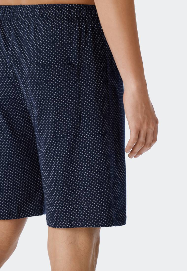 Schiesser Schlafanzug kurz Jersey blau - Ebony Flash Sale