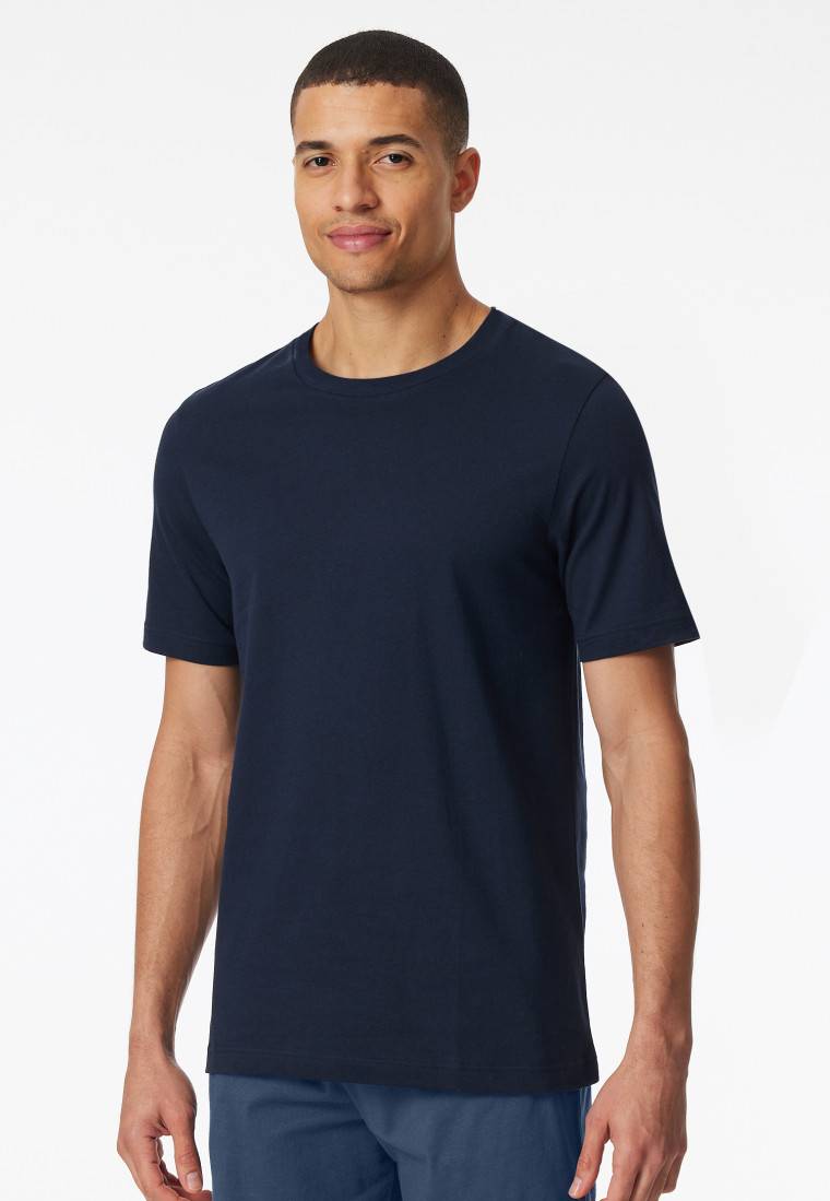 Schiesser Shirt kurzarm nachtblau - Mix+Relax Zeitbegrenzte Promotion