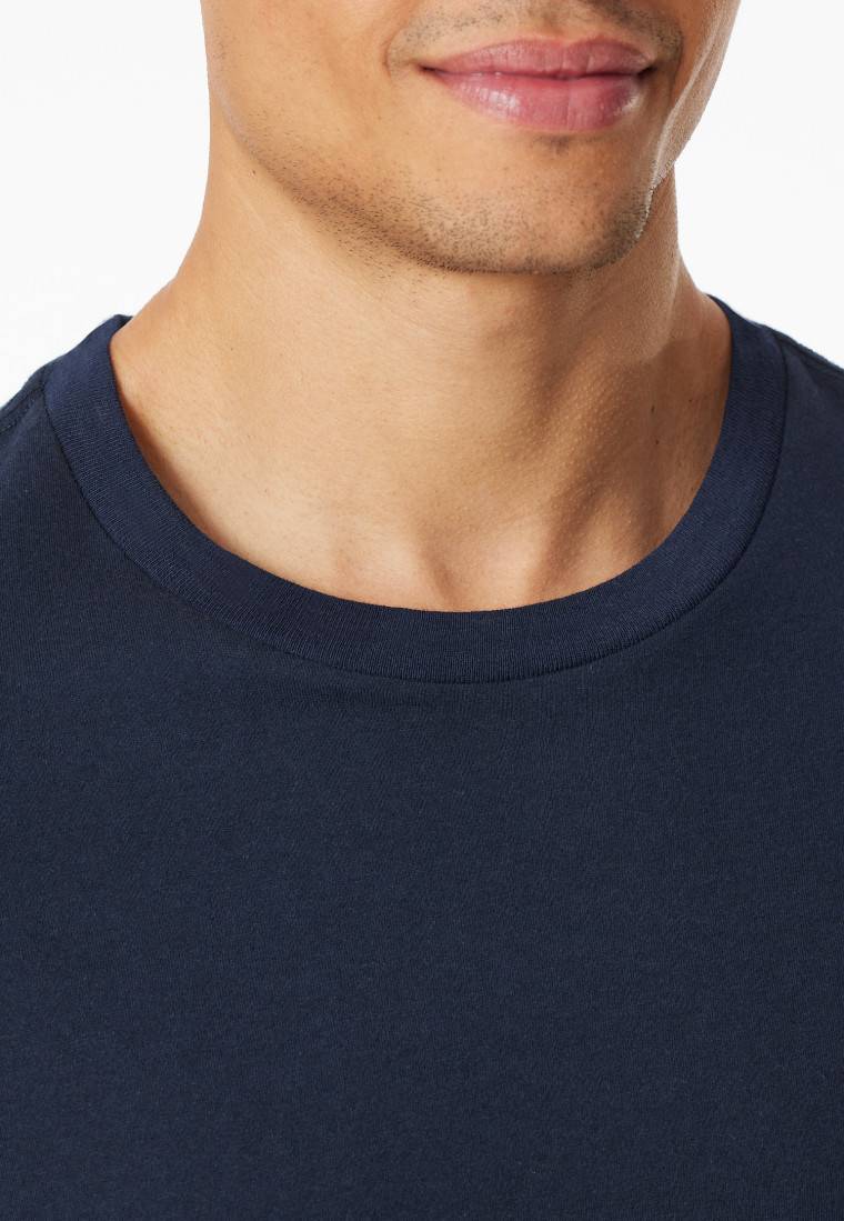 Schiesser Shirt kurzarm nachtblau - Mix+Relax Zeitbegrenzte Promotion