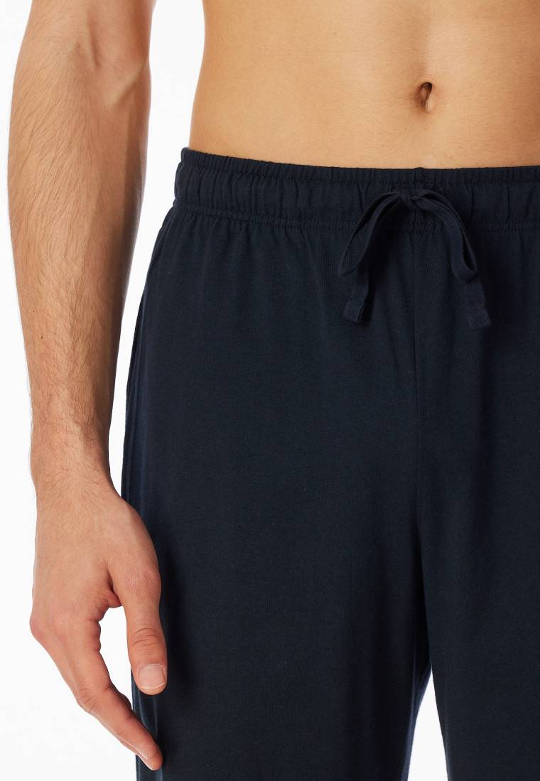Schiesser Hose kurz dunkelblau - Mix+Relax Blitzverkäufe