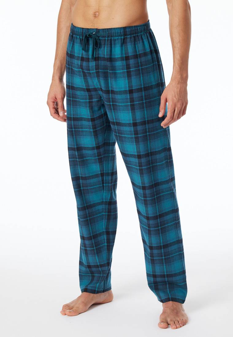 Schiesser Hose lang Flanell Karos multicolor - Mix+Relax Online Shopping