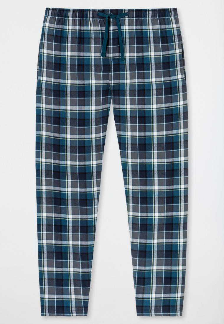 Schiesser Hose lang Flanell Karos multicolor - Mix+Relax Exklusivangebot