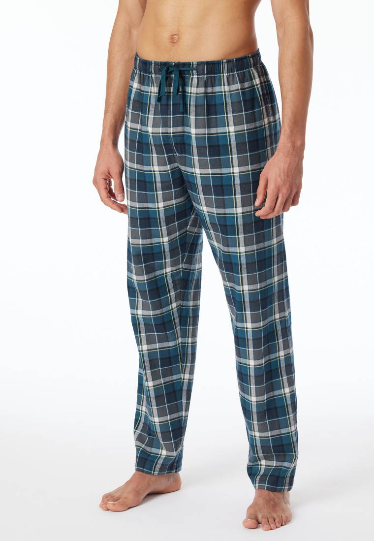 Schiesser Hose lang Flanell Karos multicolor - Mix+Relax Exklusivangebot