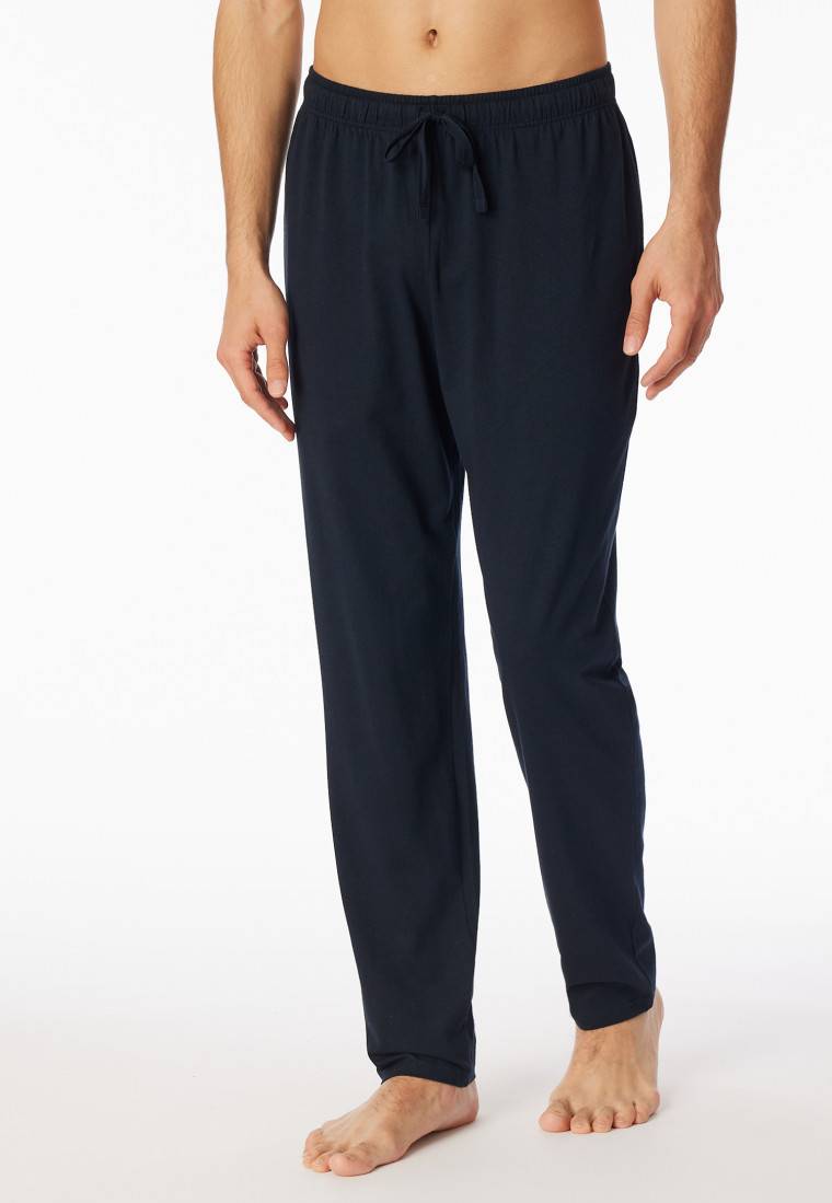 Schiesser Hose lang dunkelblau - Mix+Relax Saisonschlussverkauf