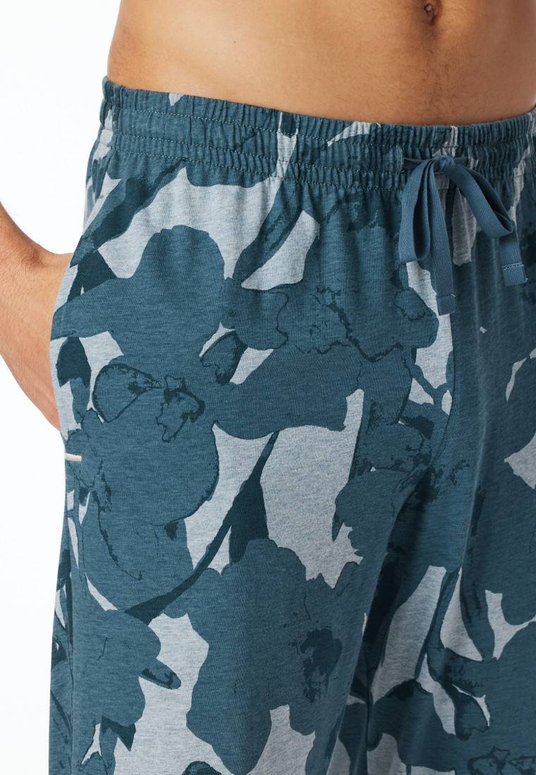 Schiesser Loungehose lang Organic Cotton mehfarbig gemustert - Mix+Relax Exklusive Angebote