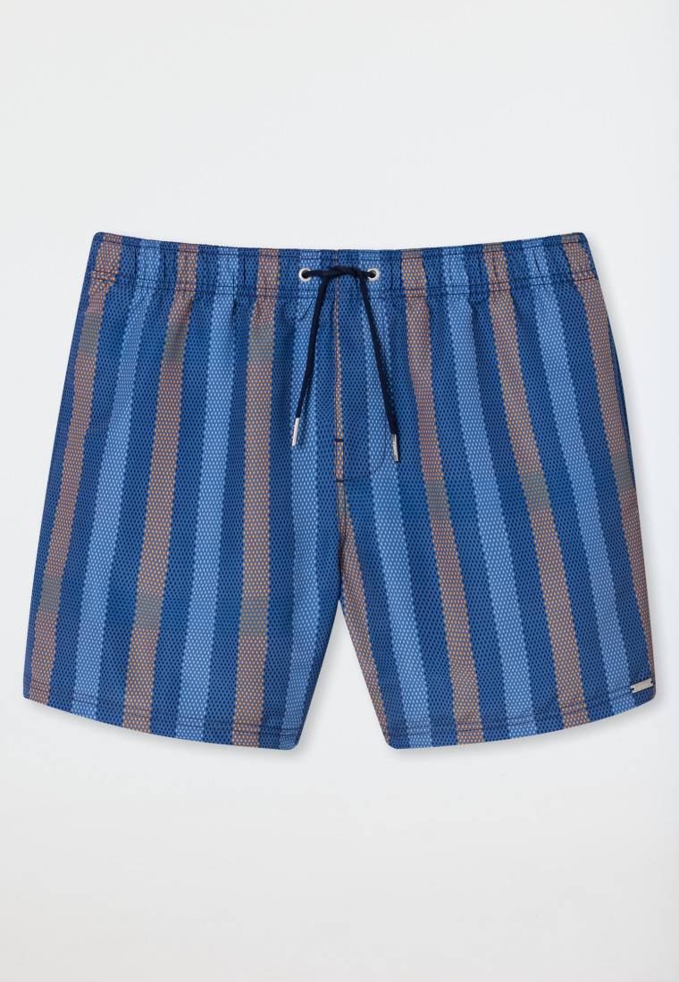Schiesser Badeshorts Webware gestreift multicolor - Modern Swim VIP-Rabatte
