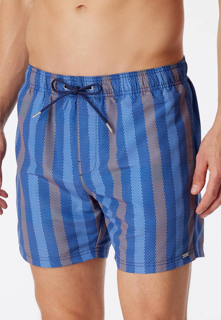 Schiesser Badeshorts Webware gestreift multicolor - Modern Swim VIP-Rabatte