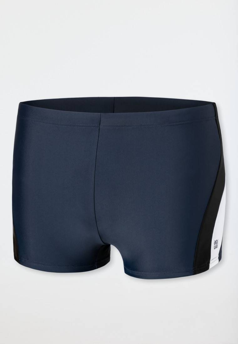 Schiesser Badehose Wirkware recycelt seitliche Streifen admiral - Nautical Active Neueste Stile