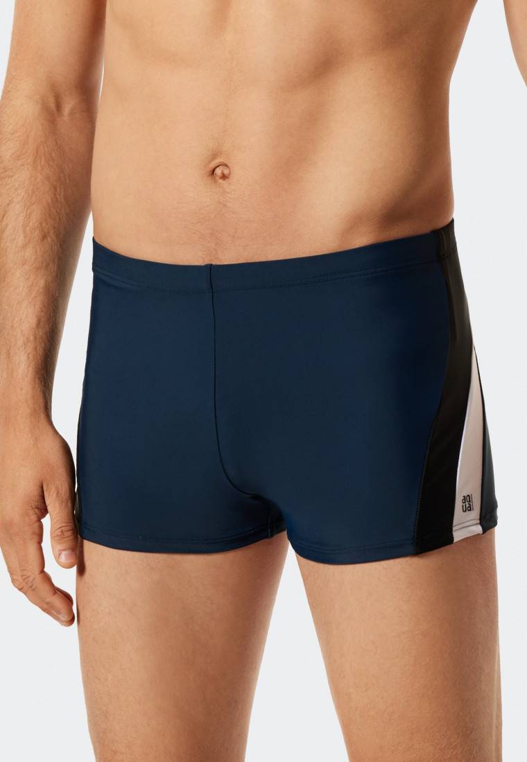 Schiesser Badehose Wirkware recycelt seitliche Streifen admiral - Nautical Active Neueste Stile