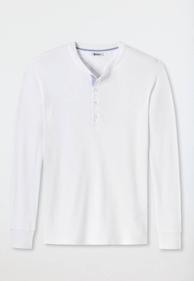 Schiesser Shirt langarm weiß - Revival Karl-Heinz Bis zu 65% Rabatt