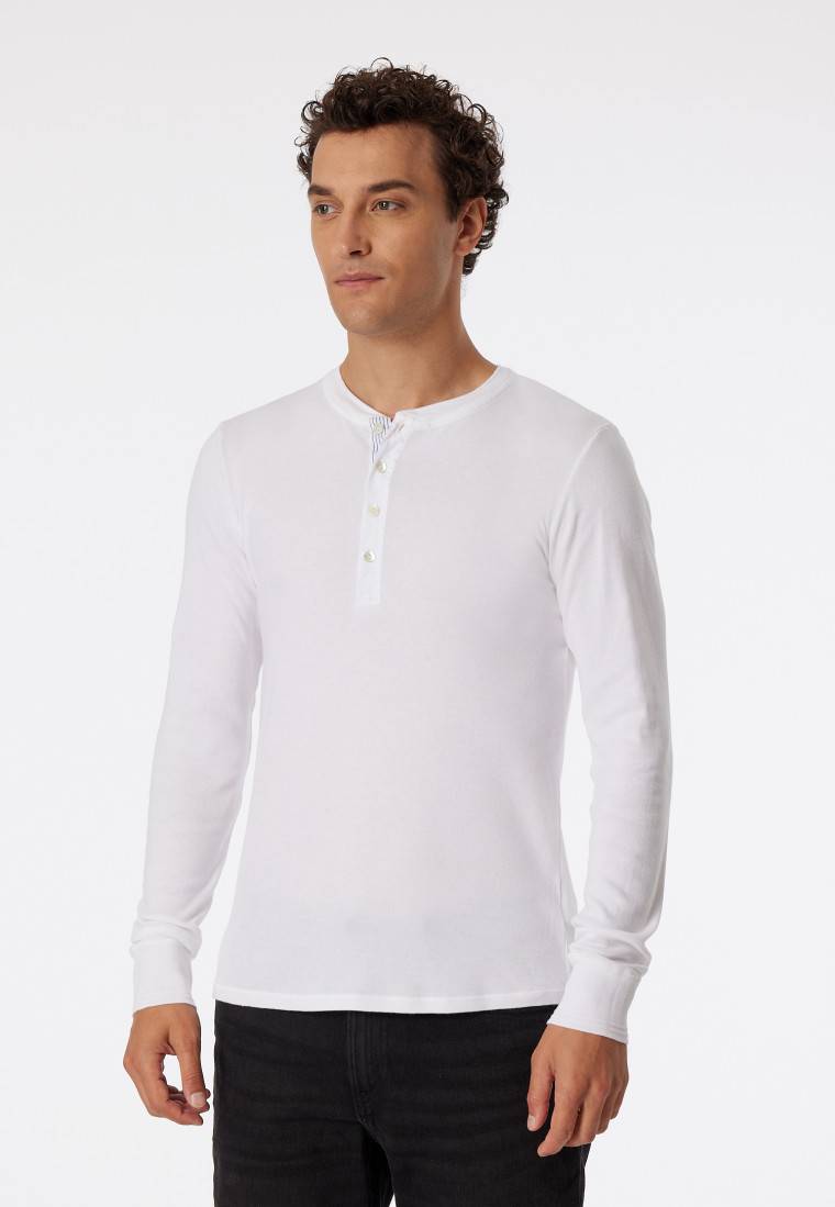 Schiesser Shirt langarm weiß - Revival Karl-Heinz Bis zu 65% Rabatt