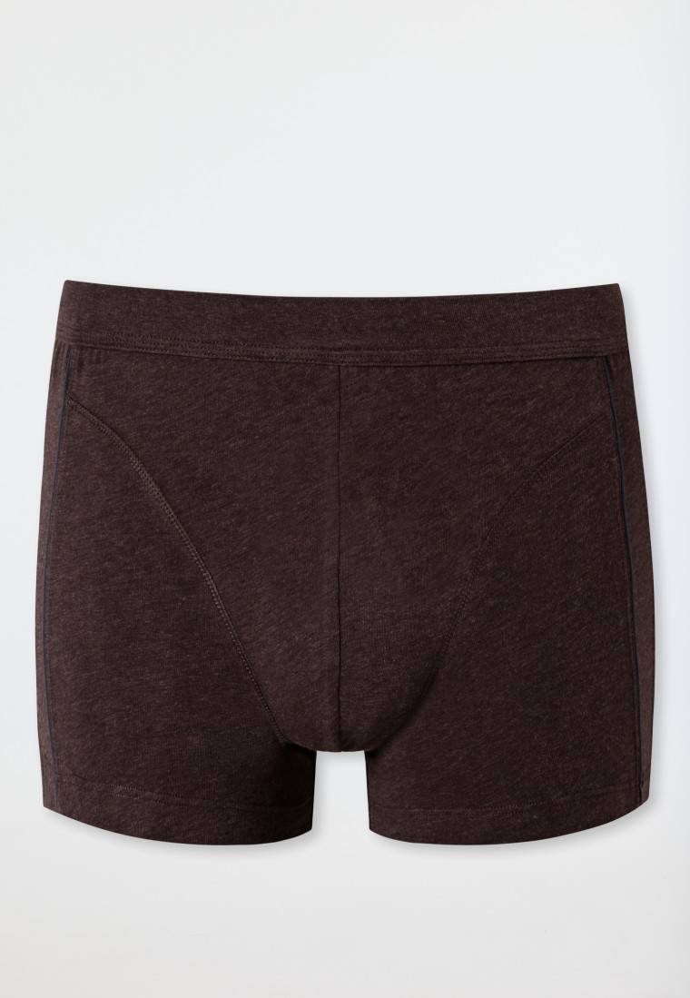 Schiesser Shorts braun-meliert - Comfort Fit Nur noch ein Tag übrig