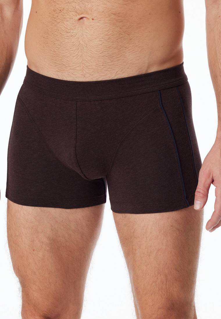 Schiesser Shorts braun-meliert - Comfort Fit Nur noch ein Tag übrig