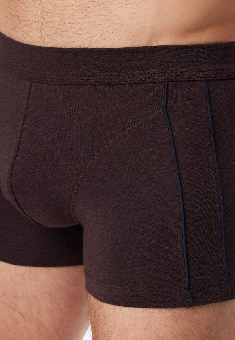 Schiesser Shorts braun-meliert - Comfort Fit Nur noch ein Tag übrig
