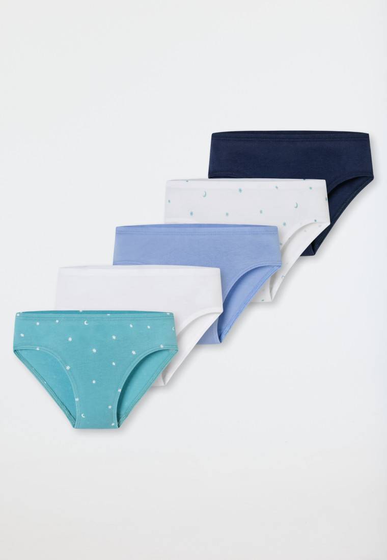 Schiesser Slips 5er-Pack Organic Cotton Softbund Sterne Monde mehrfarbig - 95/5 Clearance-Verkauf