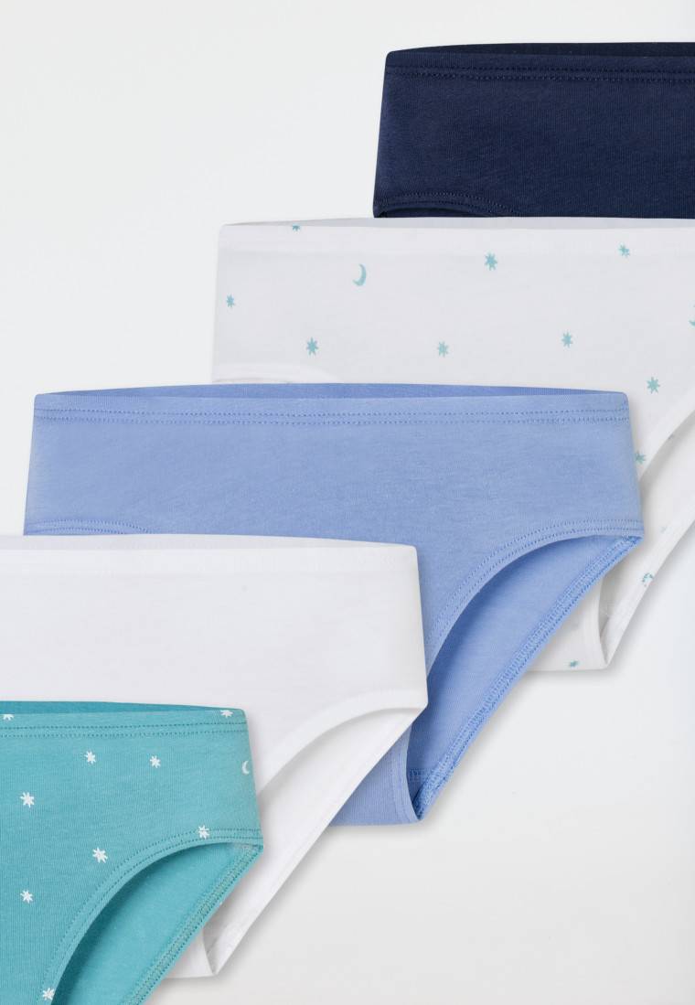 Schiesser Slips 5er-Pack Organic Cotton Softbund Sterne Monde mehrfarbig - 95/5 Clearance-Verkauf