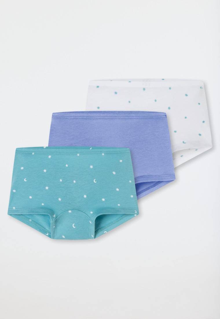 Schiesser Shorts 3er-Pack Sterne Monde mehrfarbig - 95/5 Outlet