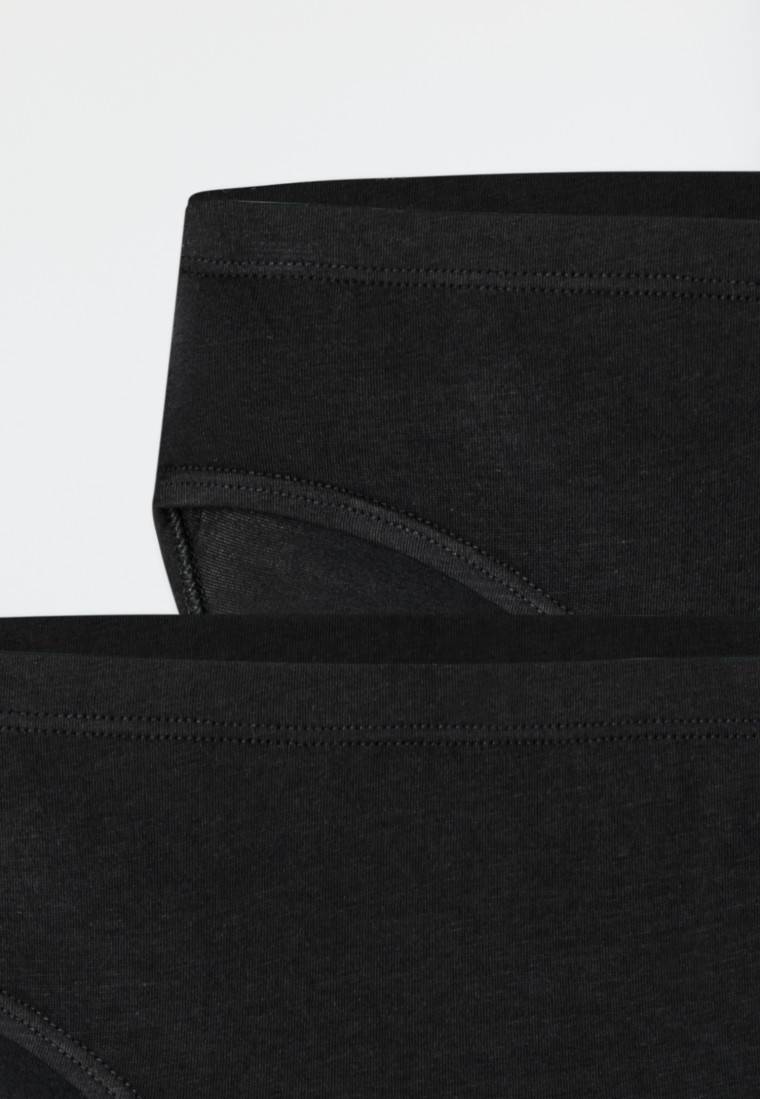 Schiesser Slips 2er-Pack schwarz - Fresh Vibe Rabatt