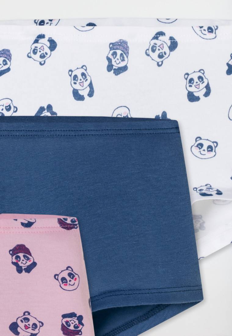 Schiesser Shorts 3er-Pack Pandas mehrfarbig - 95/5 Versandkostenfrei