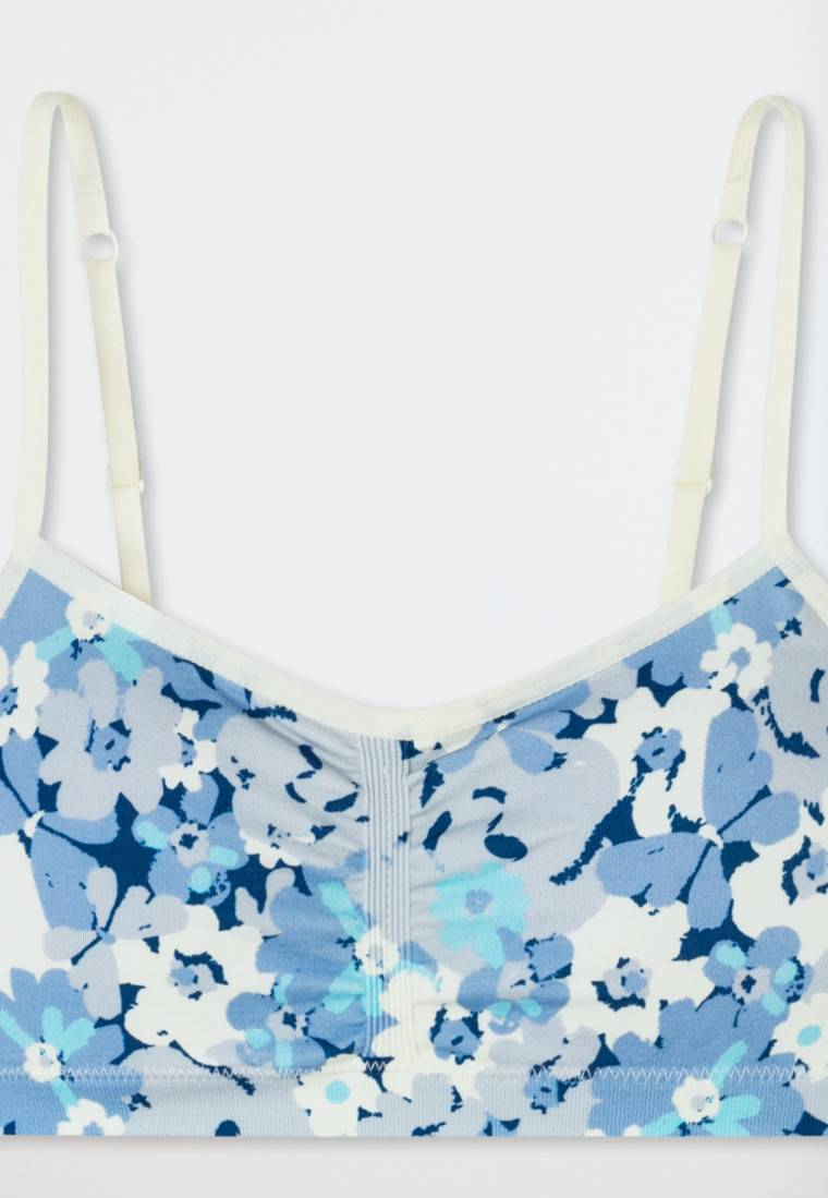 Schiesser Bustier Jersey Herzchen multicolor gemustert - Seamless Flash Sale
