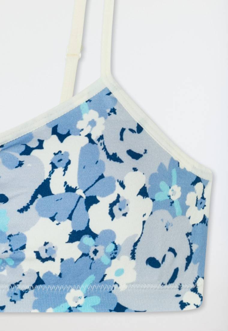 Schiesser Bustier Jersey Herzchen multicolor gemustert - Seamless Flash Sale