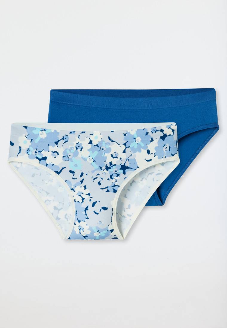 Schiesser Slips 2er-Pack dunkelblau/ gemustert - Seamless Begrenztes Angebot