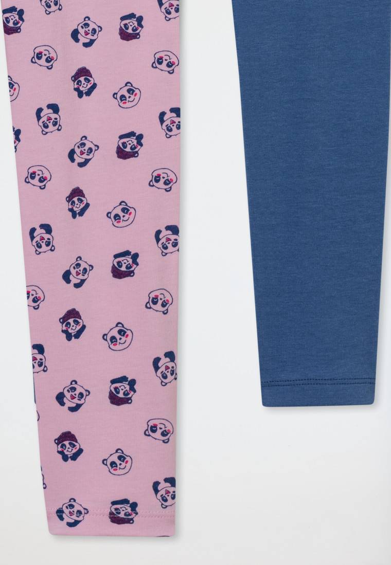 Schiesser Leggings 2er-Pack Pandas mehrfarbig - 95/5 Online Shopping