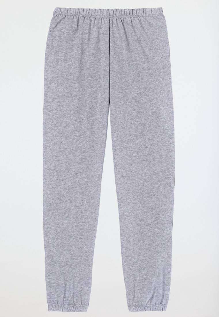 Schiesser Schlafanzug lang Bündchen schwarz - Nightwear Exklusive Angebote