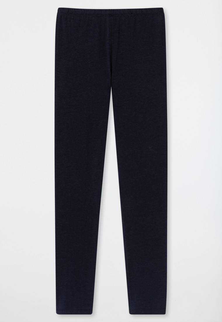 Schiesser Schlafanzug lang Organic Cotton Leggings Pferde off-white - Horse World VIP-Rabatte