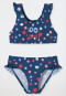 Schiesser Bustier-Bikini Wirkware recycelt LSF40+ Racerback Punkte Rüschen mehrfarbig - Cat Zoe Versandkostenfrei