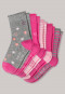 Schiesser Mädchensocken 5er-Pack Herzen mehrfarbig - Stern