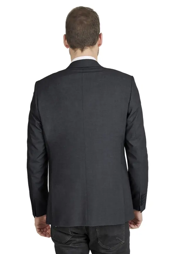 Steffen Klein Designer Business Sakko Anzug-Jackett Regular Fit in anthrazit Riesige Rabatte