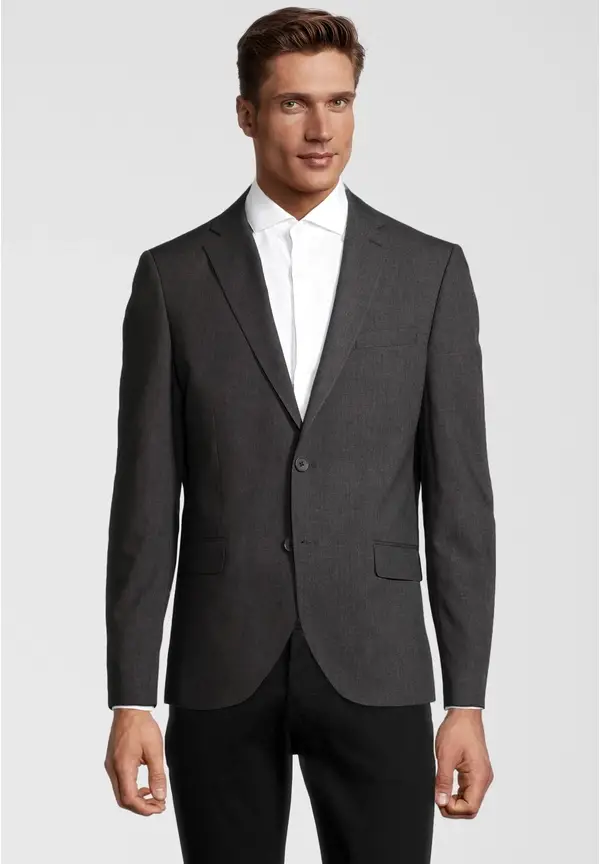 Steffen Klein Designer Business Sakko Slim Fit in Anthrazit 50% Rabatt mit kostenlosem Versand