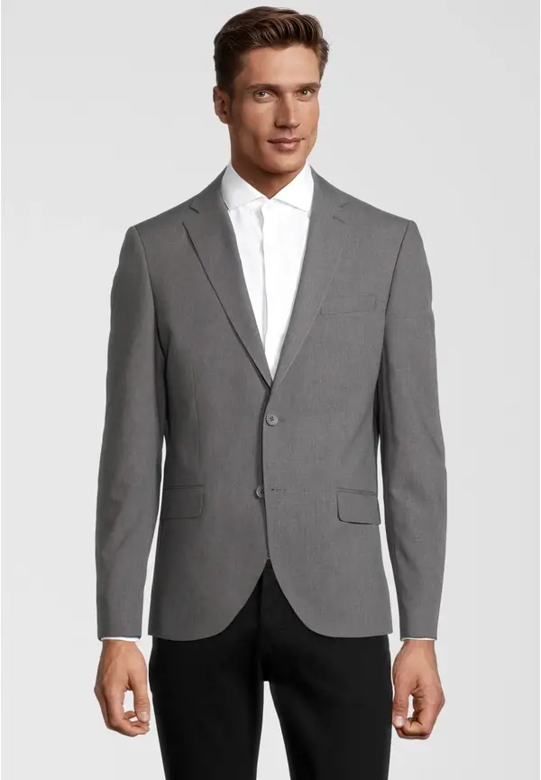 Steffen Klein Designer Business Sakko Slim Fit in Grau Speichern exportieren
