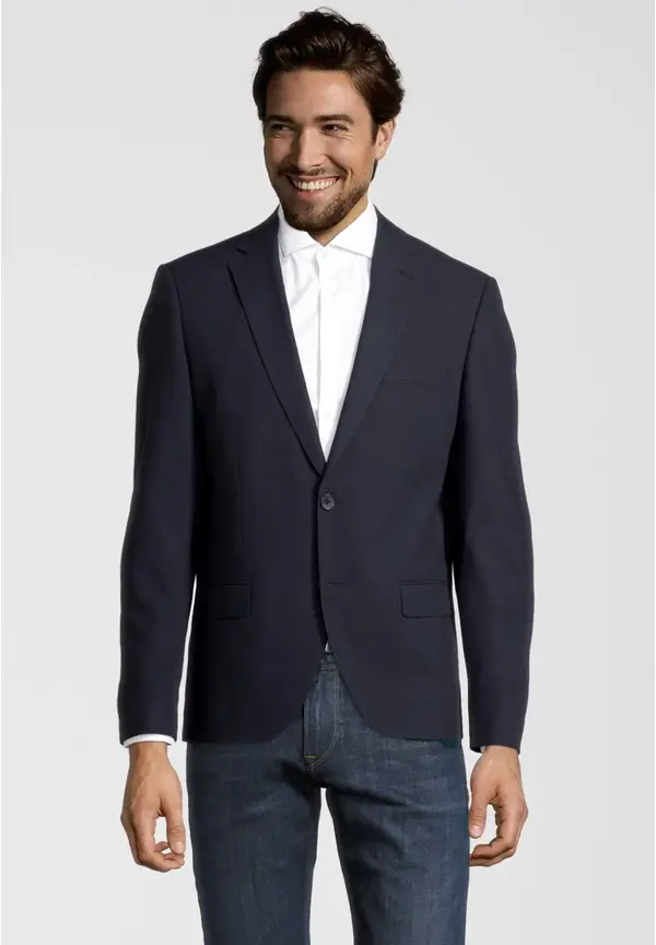 Steffen Klein Designer Business Sakko Slim Fit in Marine Im Verkauf