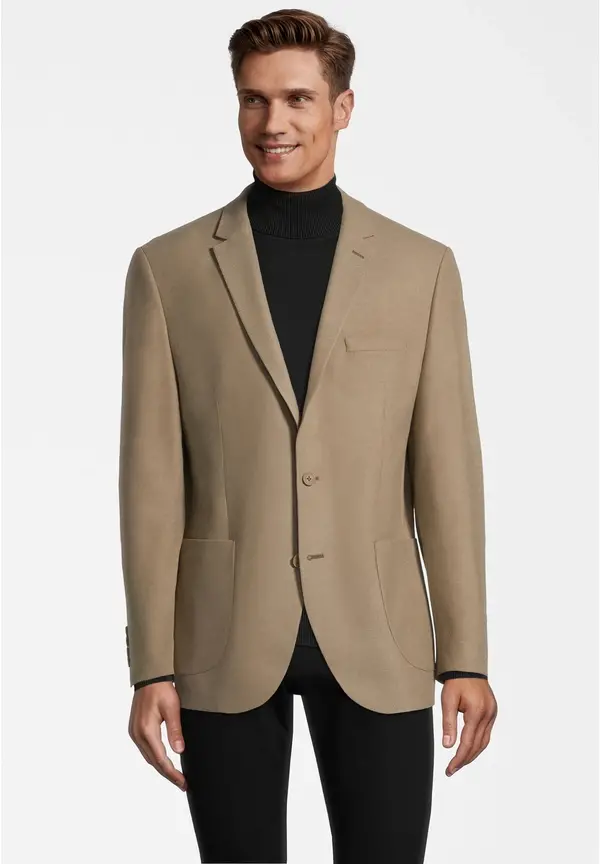 Steffen Klein Sakko aufgesetzte Taschen in beige Outlet