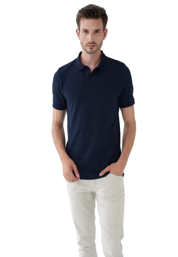Steffen Klein Poloshirt in Marine Limitierter Zeitrabatt