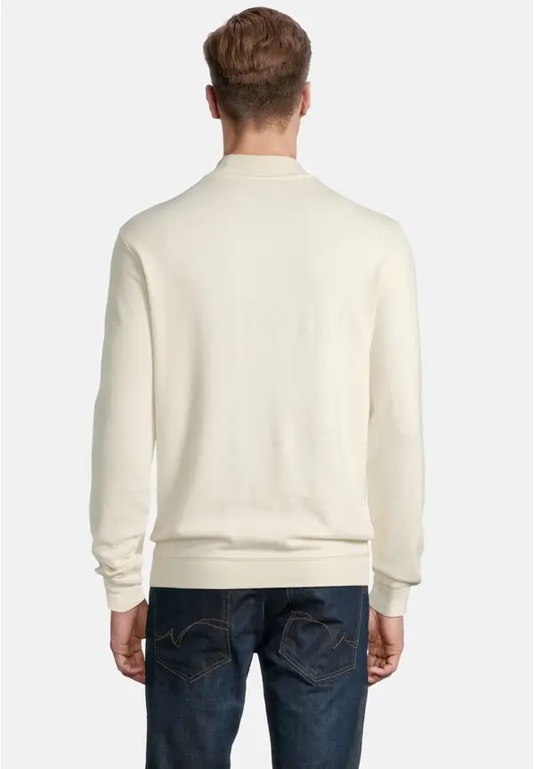 Steffen Klein Pullover Stehbund Soft Touch in creme Preisnachlass