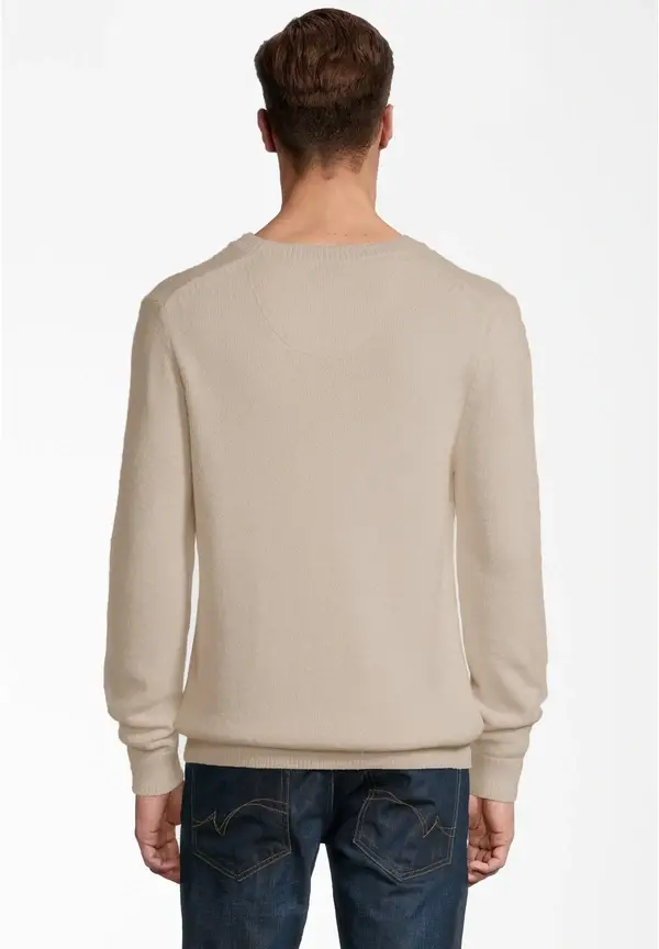 Steffen Klein Rundhals Soft Touch in beige Black Friday