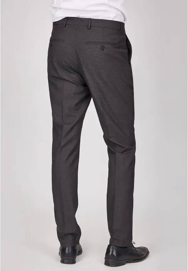 Steffen Klein Anzughose Stoffhose Slim Fit Business in Anthrazit Valentinstagsangebot