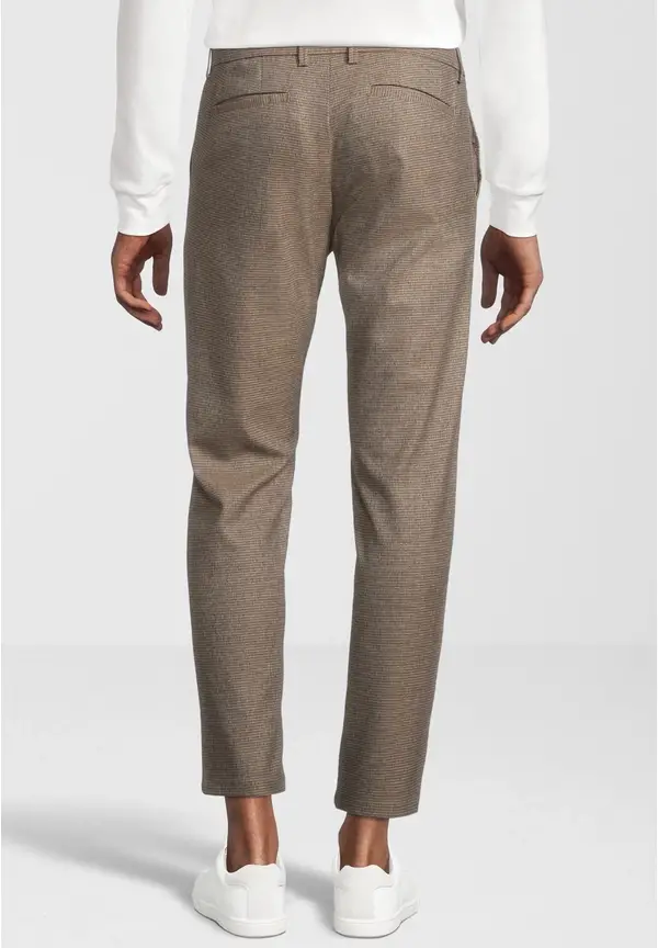 Steffen Klein Hose knöchellang zweifarbig in beige Blitzangebot